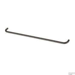 Handdoekrek Qisani Flow 60 Cm Geborsteld Gun Metal