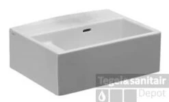 Laufen College Klaslokaalwastafel 60x45 Cm. Met Kraangat Links Wit