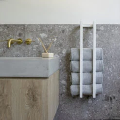 BWS Handdoekenrek Industrieel | 60x12.5x12.5cm | Mat Wit -Grohe Verkoopwinkel 33768 110714 handdoekenrek klein bws industrieel 60x12.5x12.5 cm mat wit 1