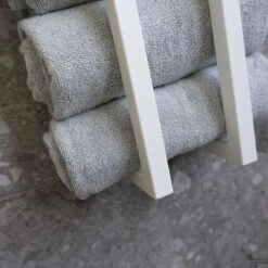 BWS Handdoekenrek Industrieel | 60x12.5x12.5cm | Mat Wit -Grohe Verkoopwinkel 33768 110714 handdoekenrek klein bws industrieel 60x12.5x12.5 cm mat wit 5