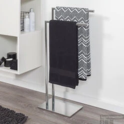 Handdoekrek 2-armig Vrijstaand Sealskin Tube Chroom -Grohe Verkoopwinkel 362383218 sfeer 2