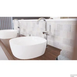 Wastafel Tassoni Opbouw Vierkant 44 X 44 Cm Wit -Grohe Verkoopwinkel 4008431925004 3