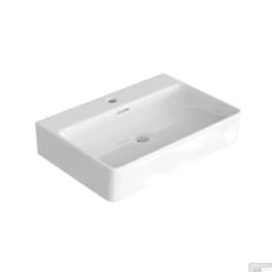 Wastafel Tassoni Opbouw Rechthoekig 60 X 47 Cm Wit