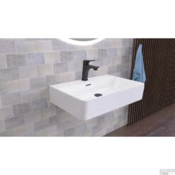 Wastafel Tassoni Opbouw Rechthoekig 60 X 47 Cm Wit -Grohe Verkoopwinkel 4008431925011 4
