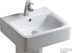 Ideal Standard Connect Cube Wastafel 50 X 46 Cm. Wit