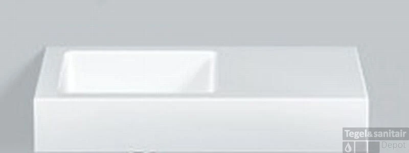 Alape Wt Serie Wastafel 52,5x32,5 Cm. Links Wit 3 Alape Wt Serie Wastafel 52,5x32,5 Cm. Links Wit