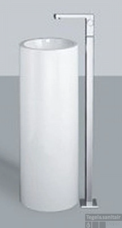 Alape Wt Serie Wastafel 32,5x90cm.vrijstaand/m/afv/bev.z/krg Z/ov Wit 2 Alape Wt Serie Wastafel 32,5x90cm.vrijstaand/m/afv/bev.z/krg Z/ov Wit