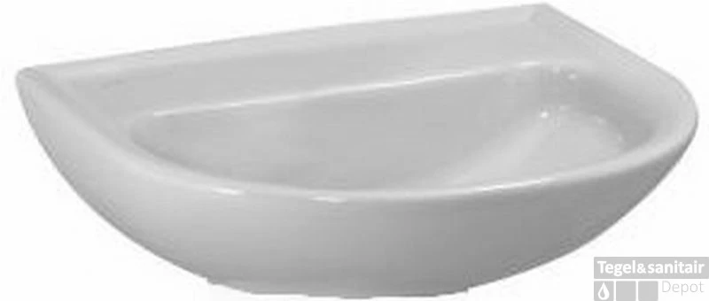 Laufen Pro B Wastafel 60x48 Cm. Wit 3 Laufen Pro B Wastafel 60x48 Cm. Wit