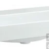 Laufen Pro Liberty Medische Wastafel 65x55 Z/kraangat Z/overloop Wit