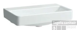Laufen Pro Liberty Medische Wastafel 65x55 Z/kraangat Z/overloop Wit