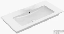 Villeroy & Boch Venticello Meubelwastafel 120x50 Cm. Z/kraangat M/overloop Wit