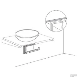 Handdoekhouder Differnz 35x14 Cm Mat Zwart 7 Handdoekhouder Differnz 35x14 Cm Mat Zwart -Grohe Verkoopwinkel 8712793563038 handdoekhouder differnz 35x14 cm mat zwart 1