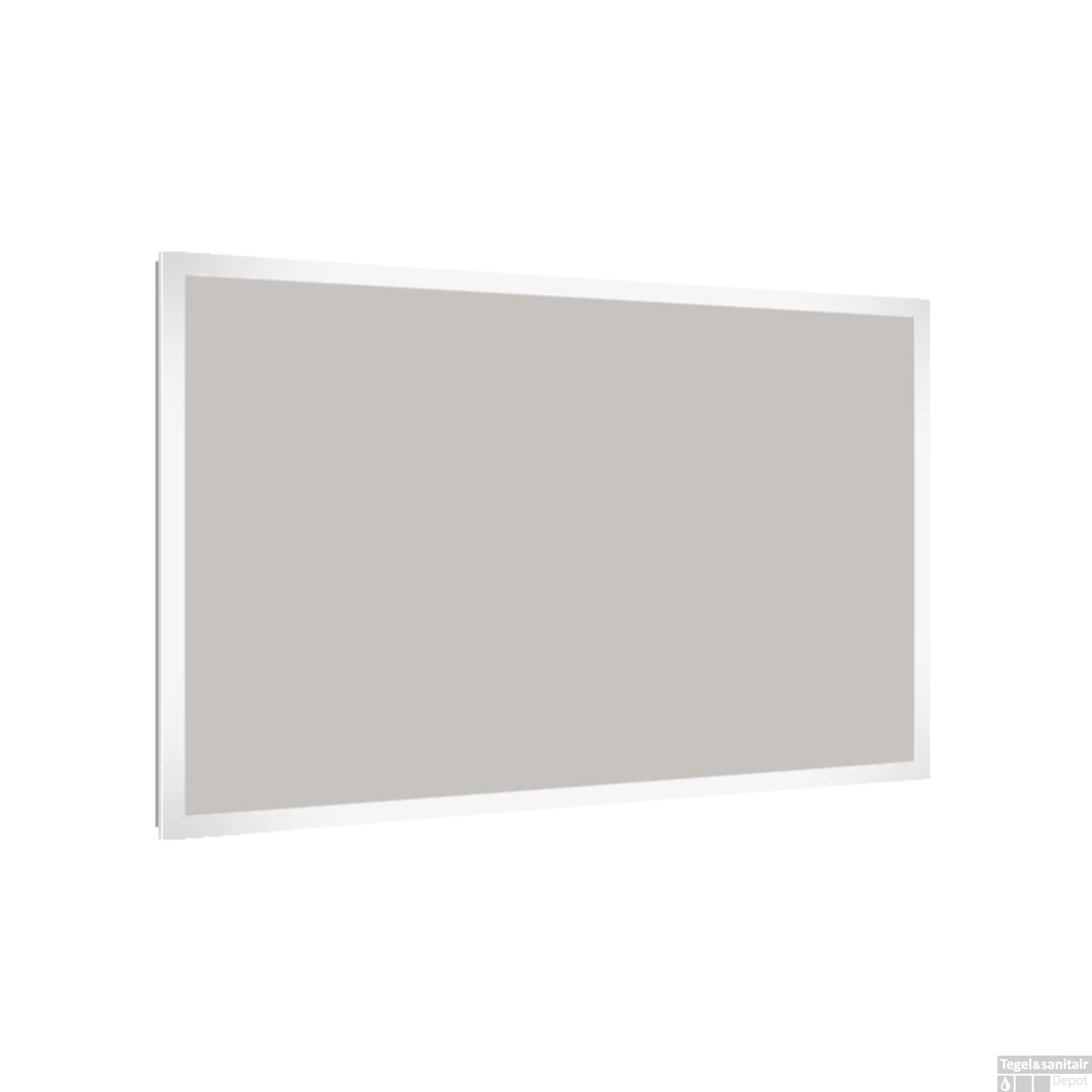 Badkamerspiegel Allibert Kold LED Verlichting Rechthoek 120x80x3 Cm