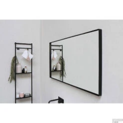 Badkamerspiegel BWS Salt 80x60 Cm Zwart