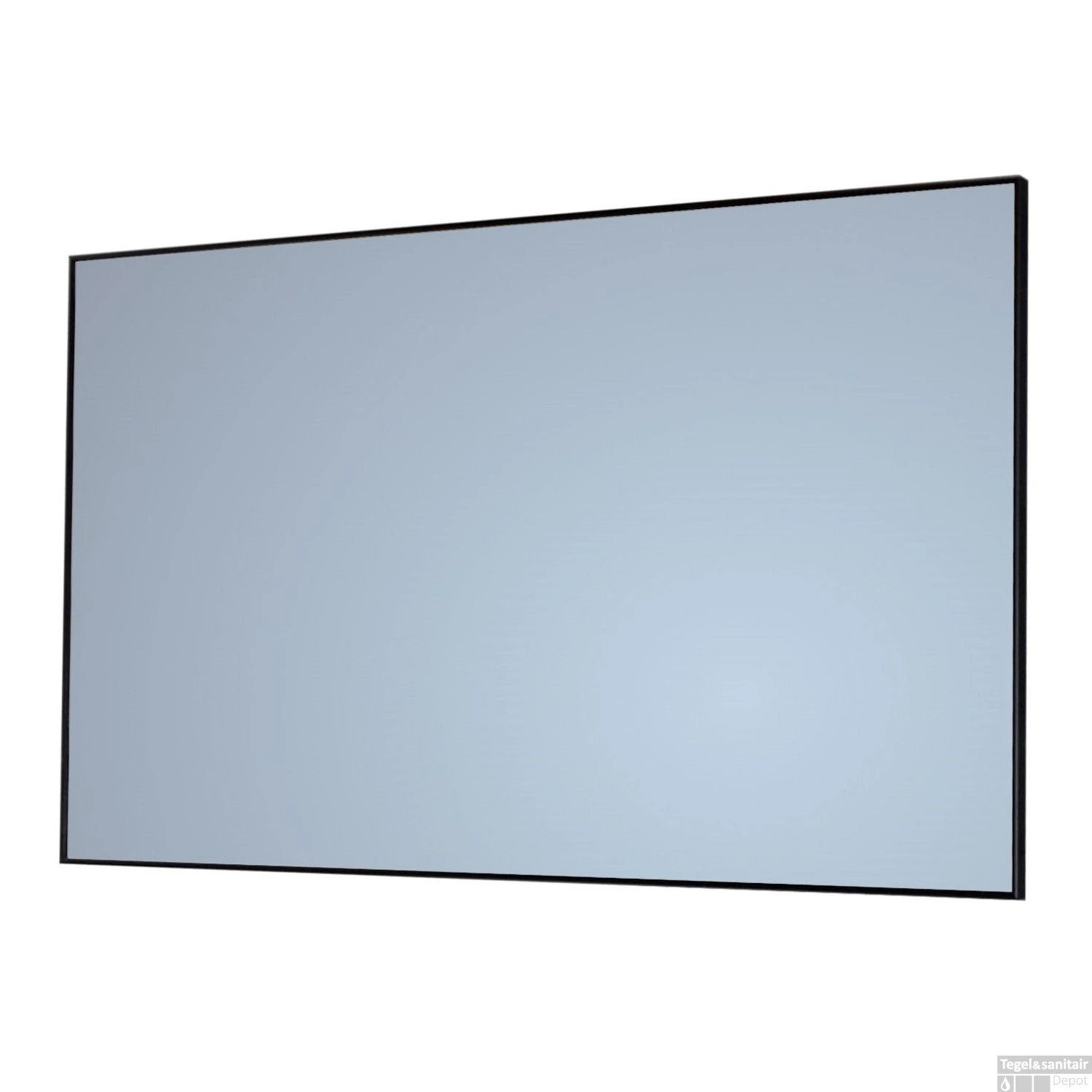 Badkamerspiegel Sanicare Q-Mirrors 90x70x2cm Zwart 3 Badkamerspiegel Sanicare Q-Mirrors 90x70x2cm Zwart