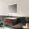 Badkamerspiegel Xenz Garda 120x70cm Met Ledverlichting Boven- En Onderzijde En Spiegelverwarming -Grohe Verkoopwinkel badkamerspiegel xenz garda met ledverlichting sfeer 5