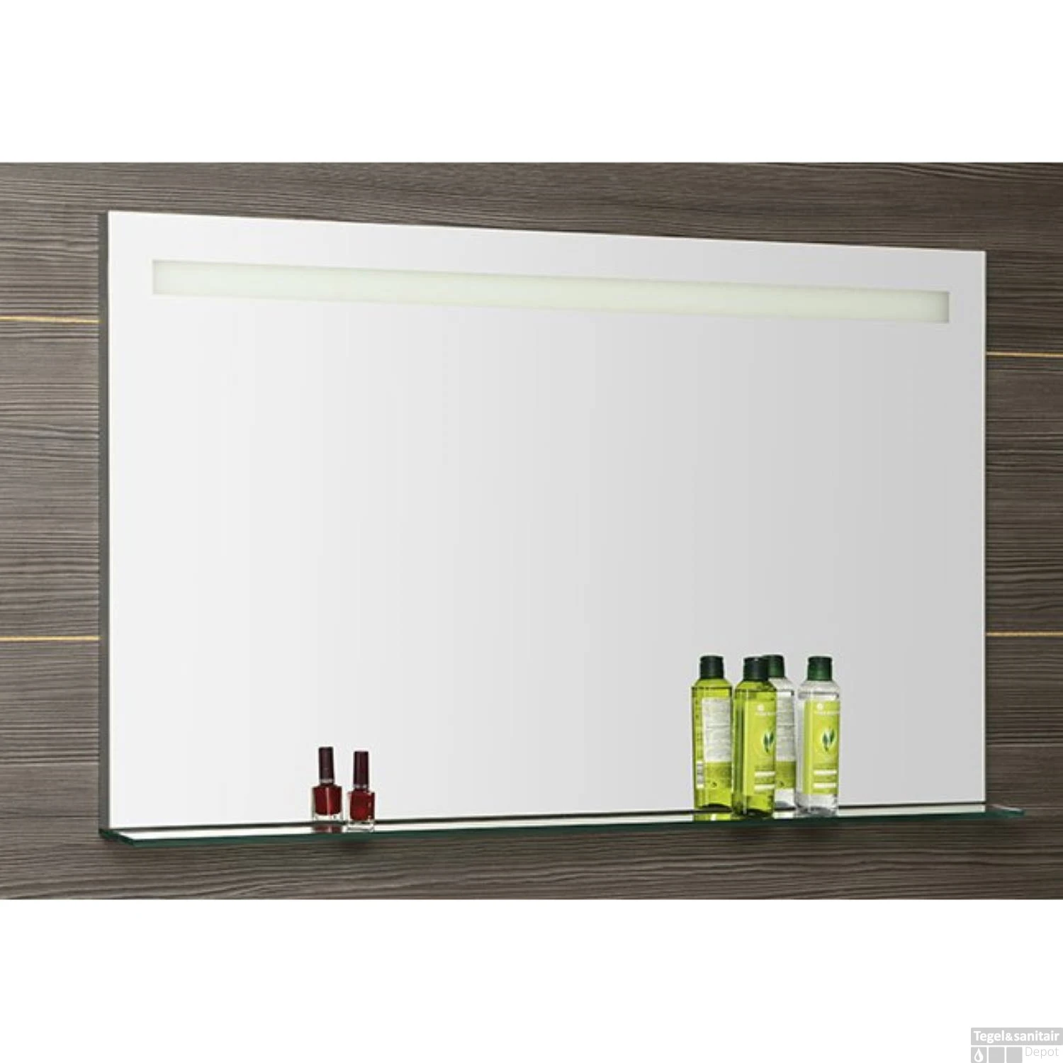 Badkamerspiegel Sapho Breto 100x60.8 Cm LED-Verlichting Incl. Planchet 7 Badkamerspiegel Sapho Breto 100x60.8 Cm LED-Verlichting Incl. Planchet - Afbeelding 5