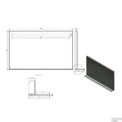 Badkamerspiegel Sapho Breto 100x60.8 Cm LED-Verlichting Incl. Planchet 15 Badkamerspiegel Sapho Breto 100x60.8 Cm LED-Verlichting Incl. Planchet -Grohe Verkoopwinkel bt100 badkamerspiegel sapho breto 100x60.8 cm led verlichting incl. planchet 6