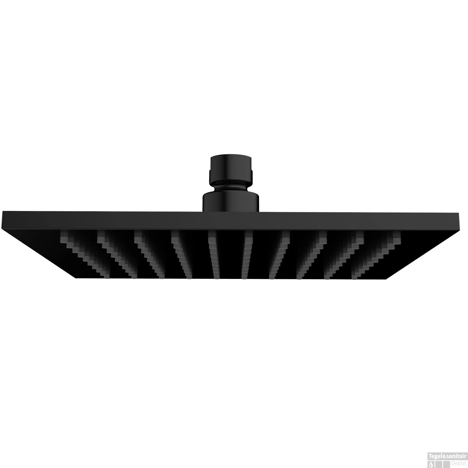 BWS Hoofddouche Luxe Vierkant 20x20 Cm Mat Zwart