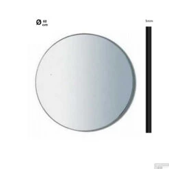 BWS Spiegel Universal 60 Cm Rond 5 Mm -Grohe Verkoopwinkel bws spiegel universal 5mm rond 60 cm tech