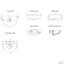 BWS Wastafel Fold Keramiek Wit (Exclusief Sifonkap) -Grohe Verkoopwinkel bws wastafel fold keramiek wit exclusief sifonkap tech