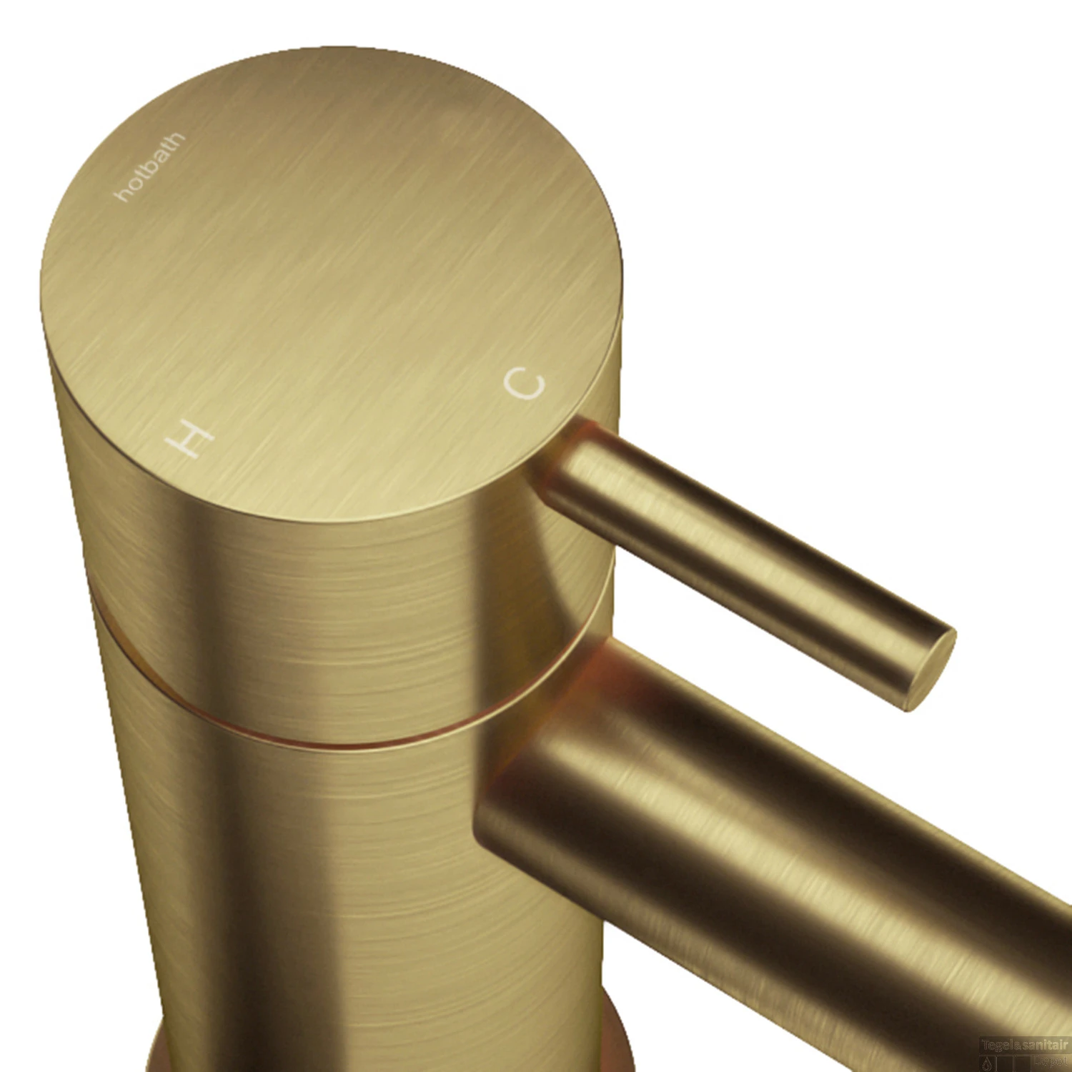 Inbouw Douchemengkraan Hotbath Cobber Incl. Doucheslang En Handdouche Geborsteld Messing PVD 4 Inbouw Douchemengkraan Hotbath Cobber Incl. Doucheslang En Handdouche Geborsteld Messing PVD - Afbeelding 2