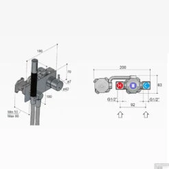 Inbouw Douchemengkraan Hotbath Cobber Incl. Doucheslang En Handdouche Mat Zwart -Grohe Verkoopwinkel cb027extbl inbouw douchemengkraan hotbath cobber incl. doucheslang en handdouche mat zwart tech