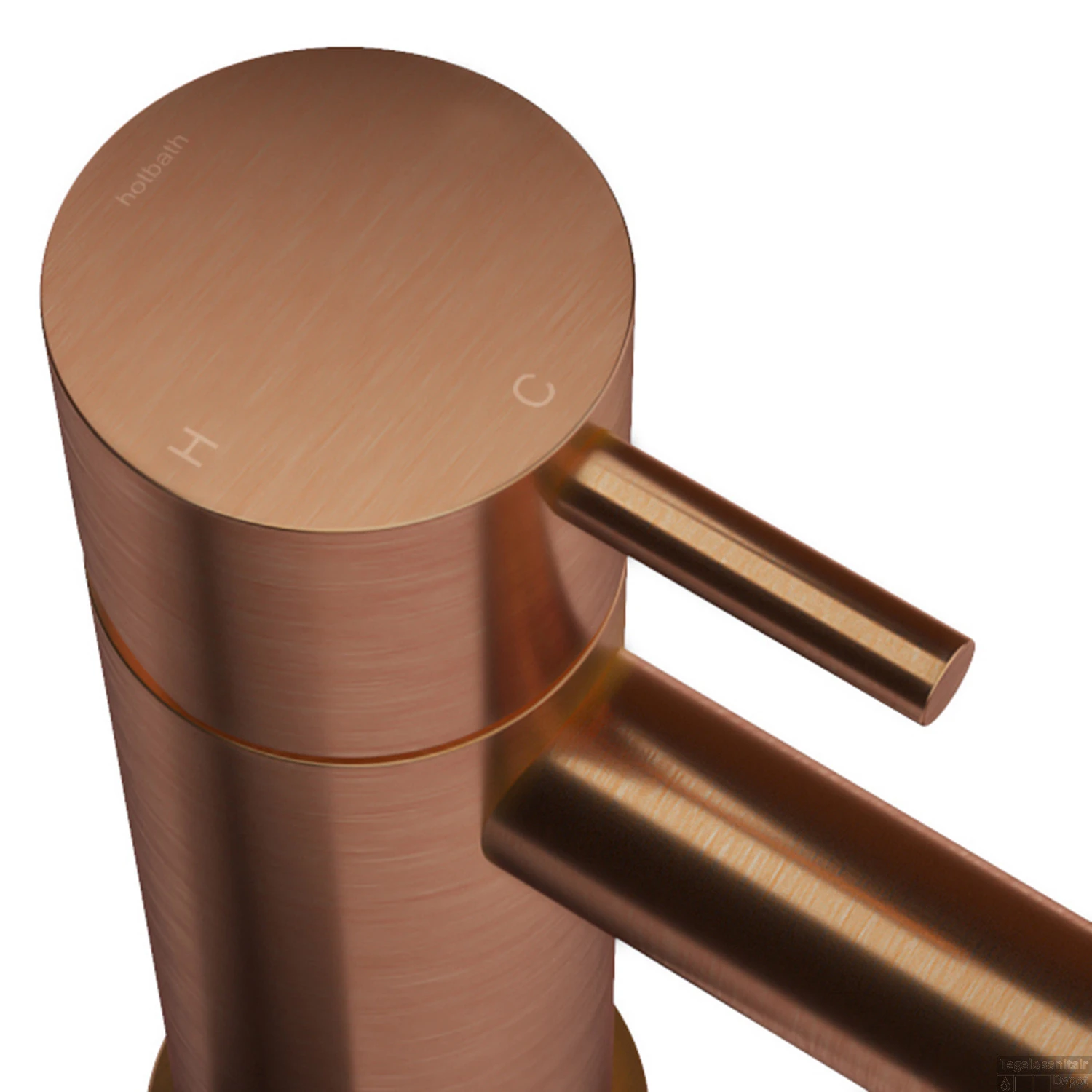 Inbouw Douchemengkraan Hotbath Cobber 2-weg Geborsteld Koper 4 Inbouw Douchemengkraan Hotbath Cobber 2-weg Geborsteld Koper - Afbeelding 2