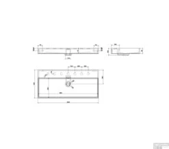 Clou New Wash Me Wastafel 90x42x8cm Met 3 Voorbewerkte Kraangaten Zwart Mat Keramiek -Grohe Verkoopwinkel clou new wash me wastafel 90x42x8cm met 3 voorbewerkte kraangaten zwart mat keramiek tech 1