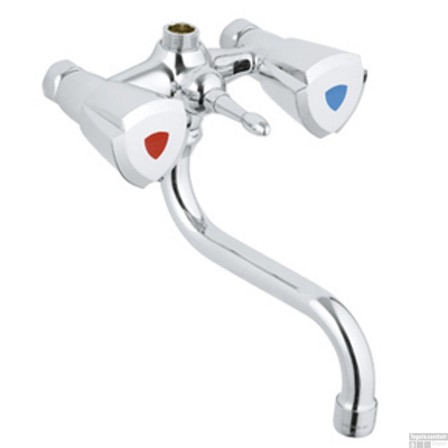 Douchekraan Grohe Costa Trend Mengkraan Zonder Koppelingen Met Badomstelling HOH 12 Cm Chroom 3 Douchekraan Grohe Costa Trend Mengkraan Zonder Koppelingen Met Badomstelling HOH 12 Cm Chroom