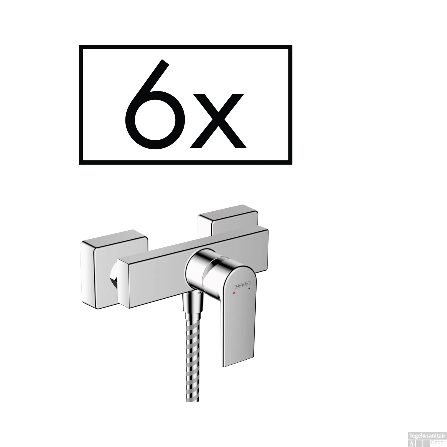 Douchekraan Opbouw HansGrohe Vernis Shape Eengreeps Projecten 6 Stuks Chroom 3 Douchekraan Opbouw HansGrohe Vernis Shape Eengreeps Projecten 6 Stuks Chroom