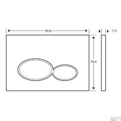 Geberit UP320 Toiletset Compleet | Inbouwreservoir | Wandcloset Basic Smart Wit | Met Drukplaat | SET01 -Grohe Verkoopwinkel drukplaat wiesbaden milo mat zwart tech 1