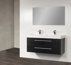 Wastafelblad Exclusive Line 120-1 Florence 'Trog' 2 Kraangaten -Grohe Verkoopwinkel dsc02268