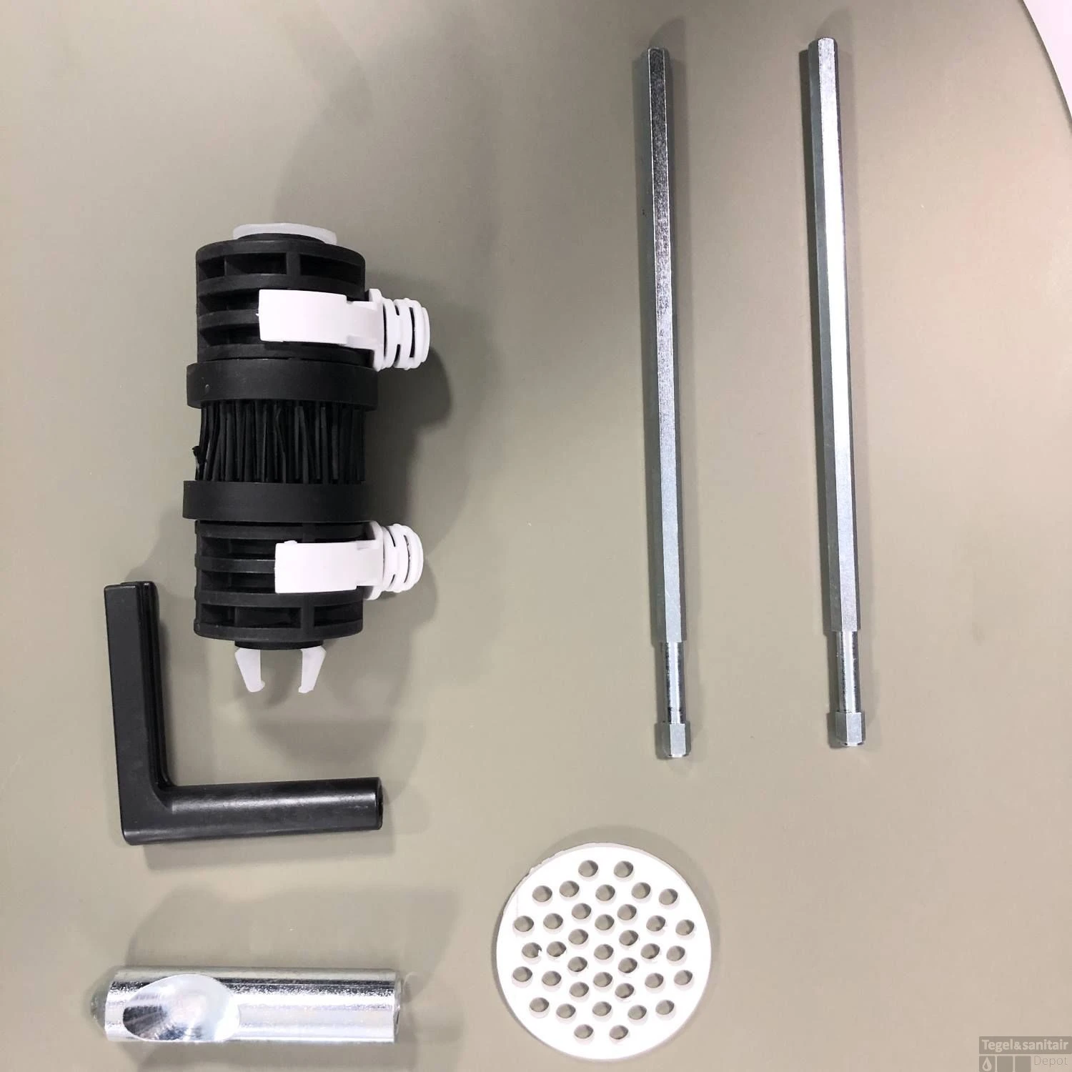 Geberit UP100 Toiletset Wandcloset Salenzi Civita Mat Grijs Met Delta 21 Drukplaat - Afbeelding 6