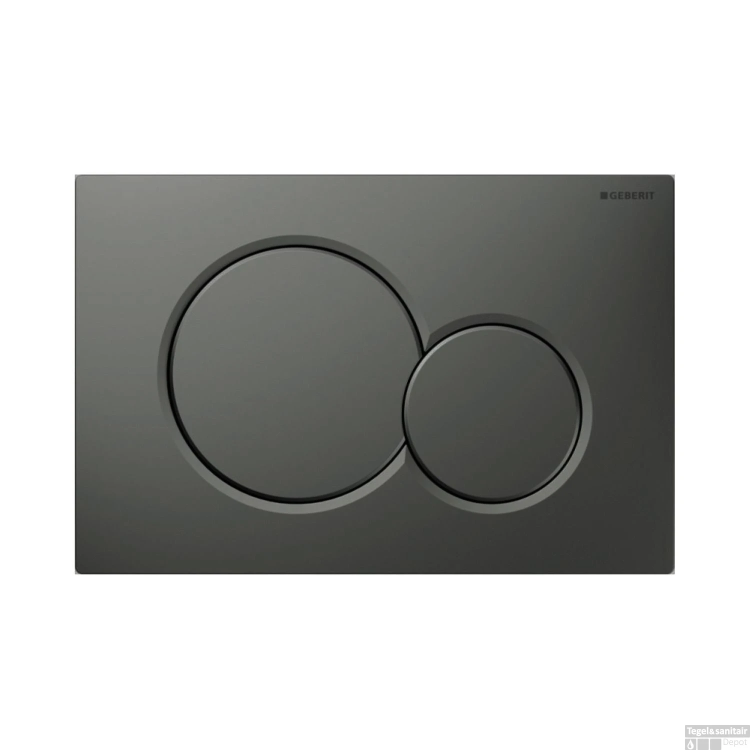 Geberit UP320 Toiletset Wandcloset Salenzi Civita Mat Antraciet Met Sigma 01 Drukplaat - Afbeelding 2