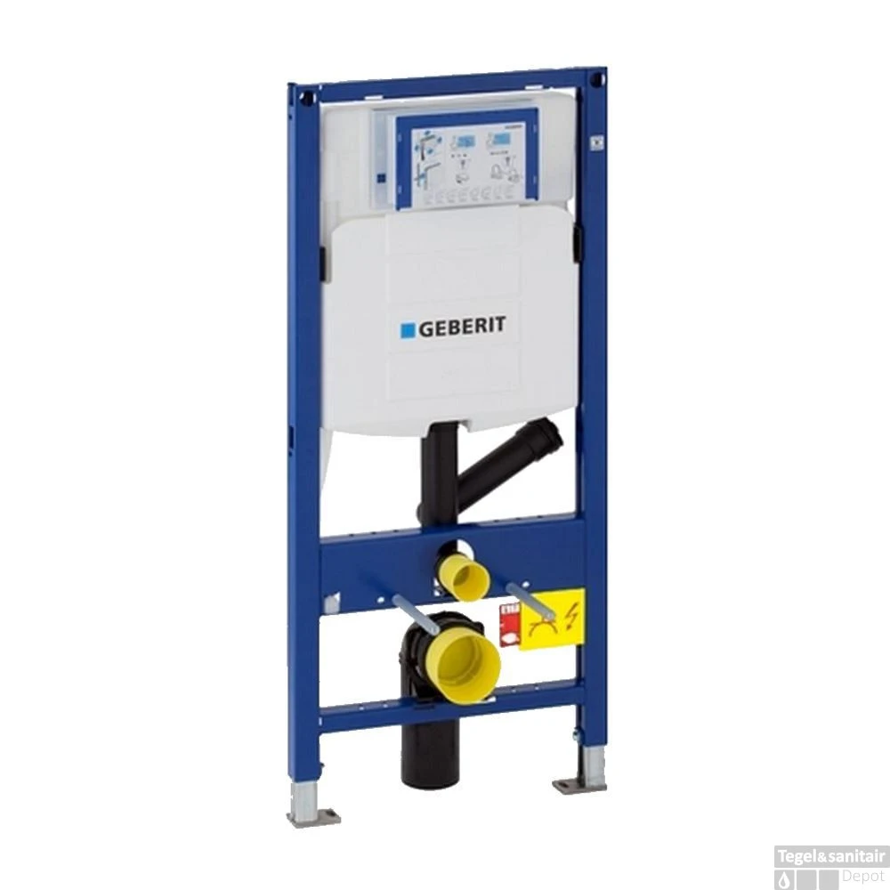 Geberit UP320 Toiletset Wandcloset Salenzi Civita Mat Antraciet Met Sigma 01 Drukplaat - Afbeelding 6