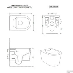 Geberit UP320 Toiletset Wandcloset Salenzi Civita Mat Antraciet Met Sigma 01 Drukplaat -Grohe Verkoopwinkel geberit up320 toiletset wandcloset salenzi civita mat antraciet met sigma 01 drukplaat 9