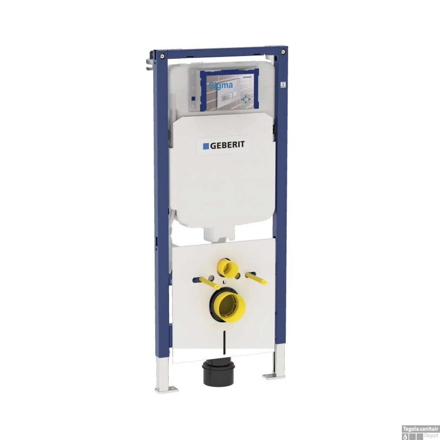 Geberit UP720 Toiletset Compleet | Inbouwreservoir | Salenzi Civita Mat Antraciet | Met Drukplaat - Afbeelding 6