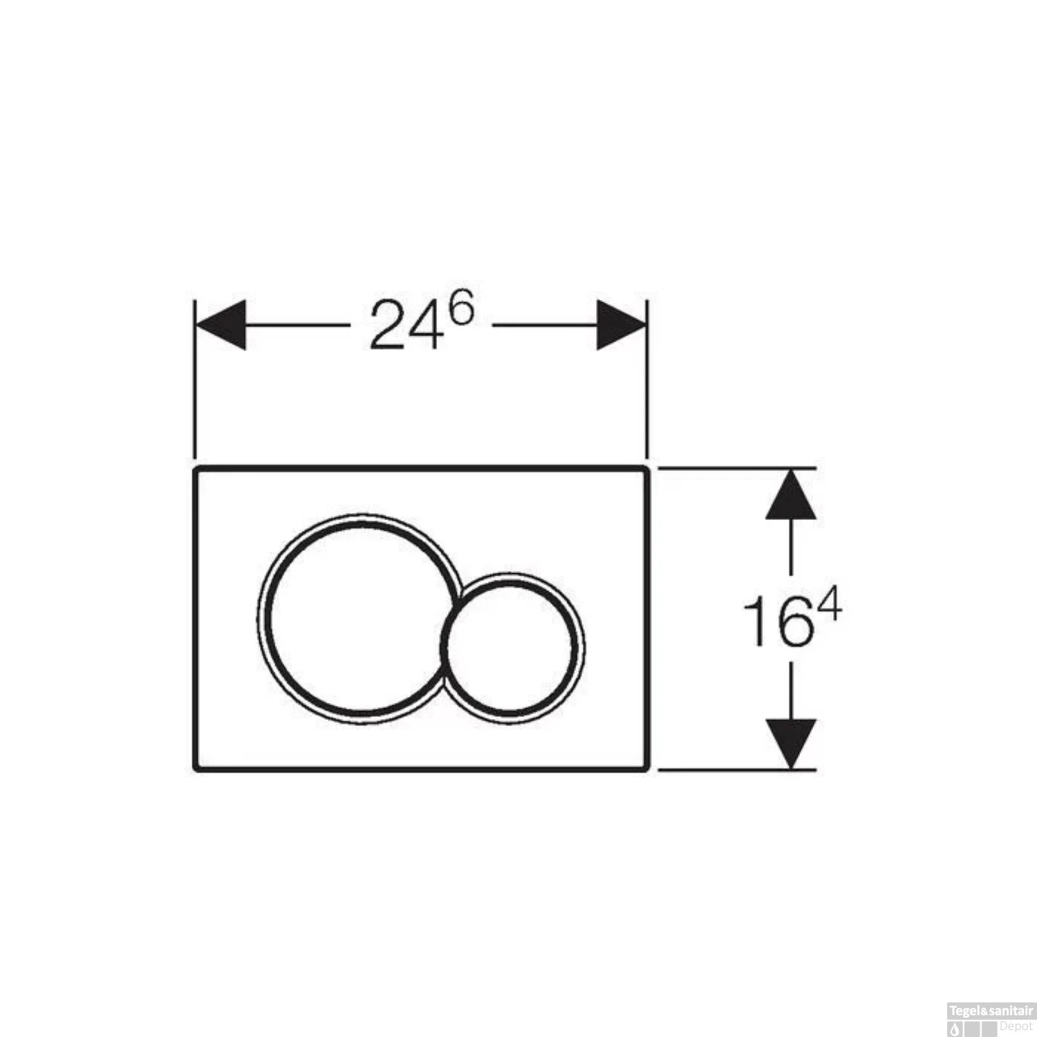 Geberit UP720 Toiletset Compleet | Inbouwreservoir | Salenzi Civita Mat Antraciet | Met Drukplaat - Afbeelding 8
