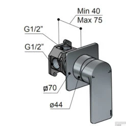 Voorkant -Grohe Verkoopwinkel gl031ext tech bl