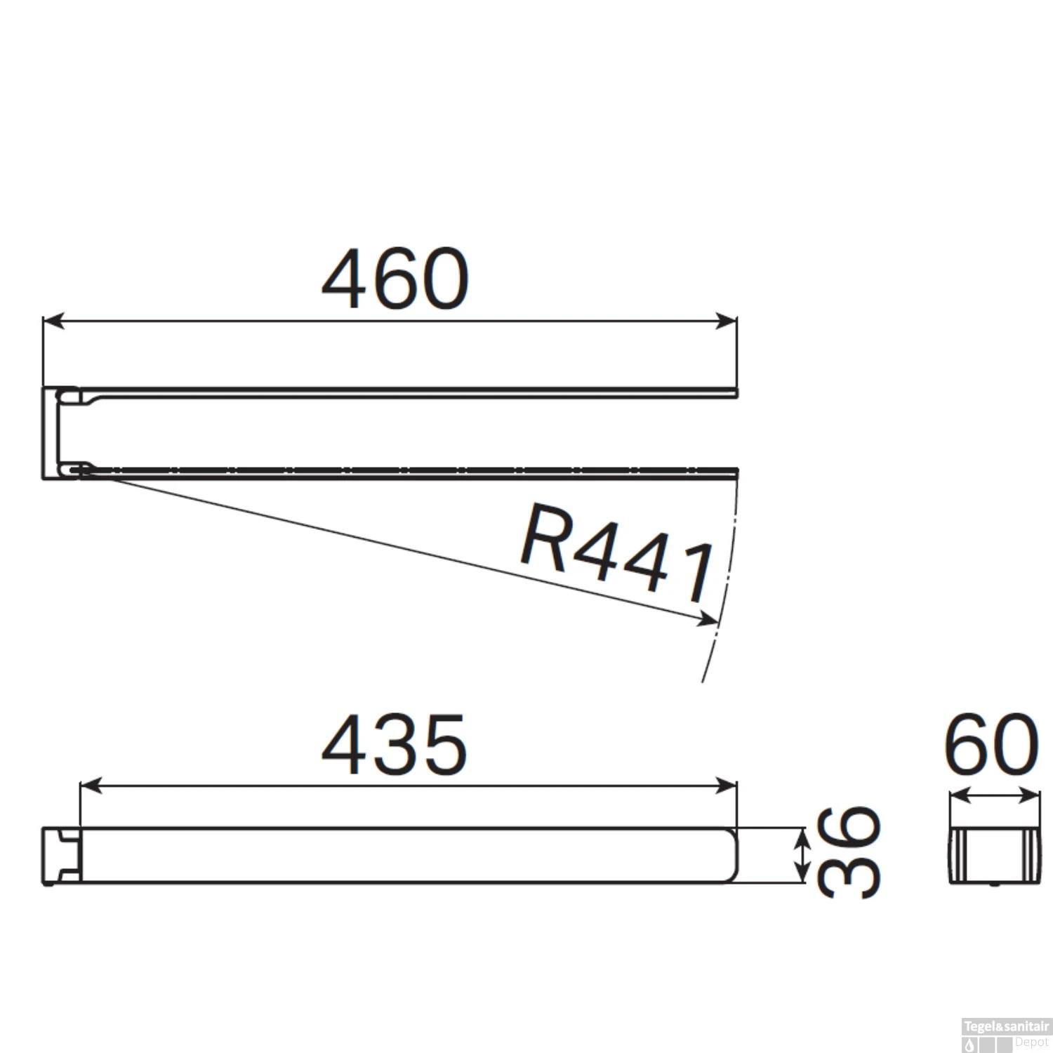 Handdoekhouder Haceka Aline Dubbel Draaibaar 46 Cm Mat Zwart 4 Handdoekhouder Haceka Aline Dubbel Draaibaar 46 Cm Mat Zwart - Afbeelding 2