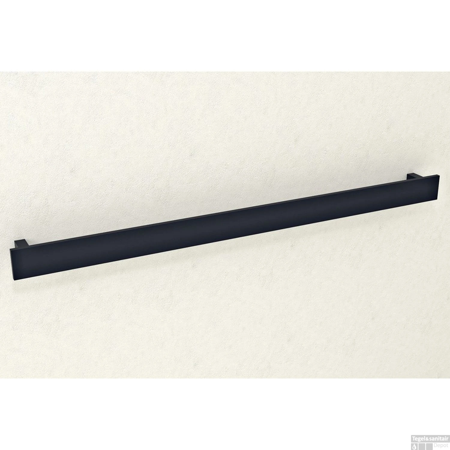 Handdoekhouder Sapho Patron 100x6 Cm Mat Zwart 3 Handdoekhouder Sapho Patron 100x6 Cm Mat Zwart