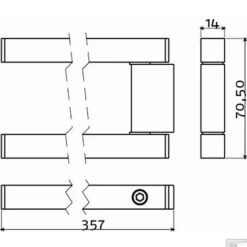 Handdoekrek Clou Quadria Dubbel Zwenkbaar Chroom -Grohe Verkoopwinkel handdoekrek clou quadria dubbel zwenkbaar chroom tech