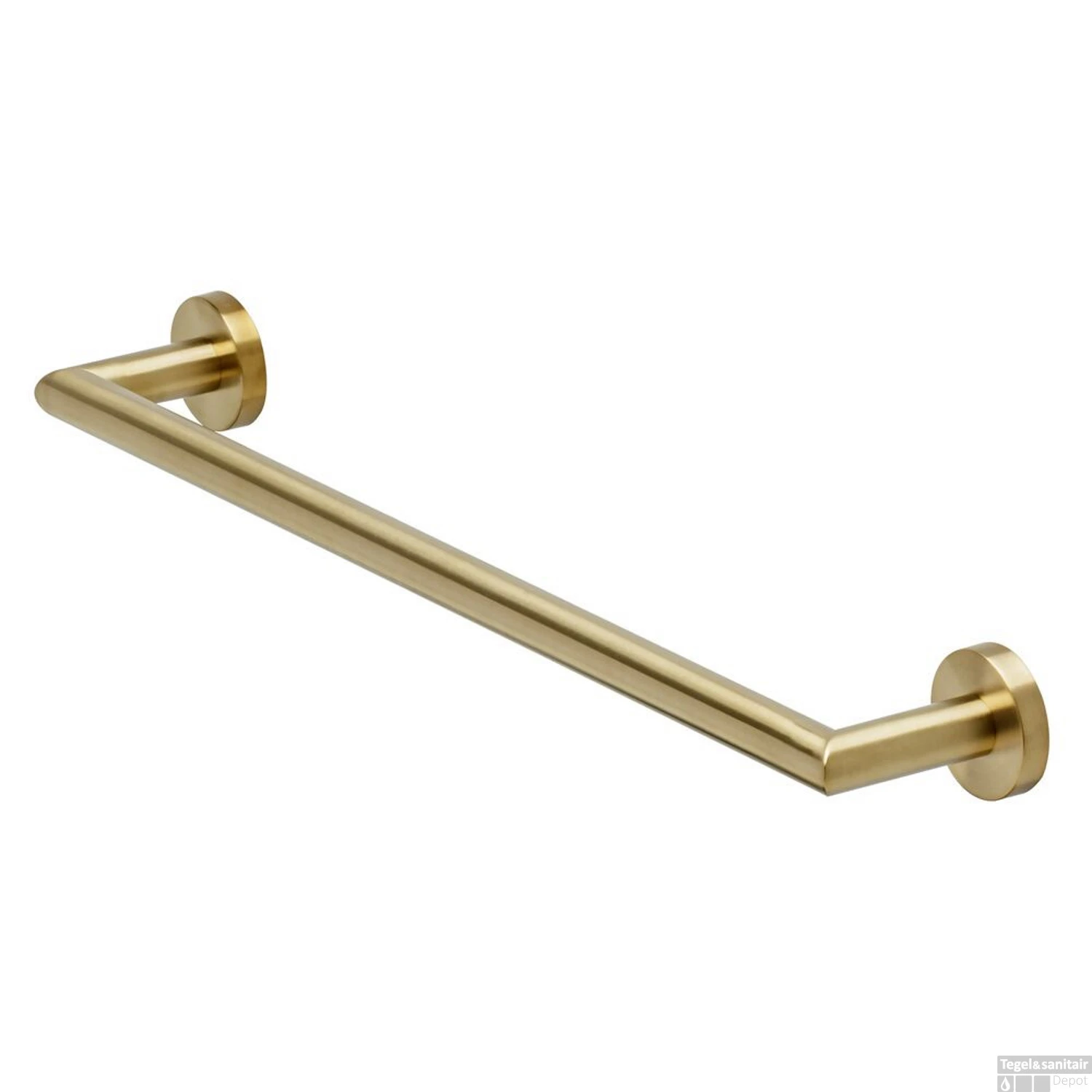 Handdoekrek Geesa Nemox 50 Cm Geborsteld Goud 3 Handdoekrek Geesa Nemox 50 Cm Geborsteld Goud