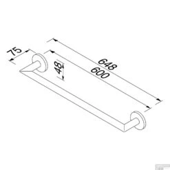 Handdoekrek Geesa Nemox 45 Cm RVS -Grohe Verkoopwinkel handdoekrek geesa nemox 50 cm rvs tech