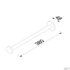 Handdoekrek Geesa Nemox Chroom -Grohe Verkoopwinkel handdoekrek geesa nemox chroom tech