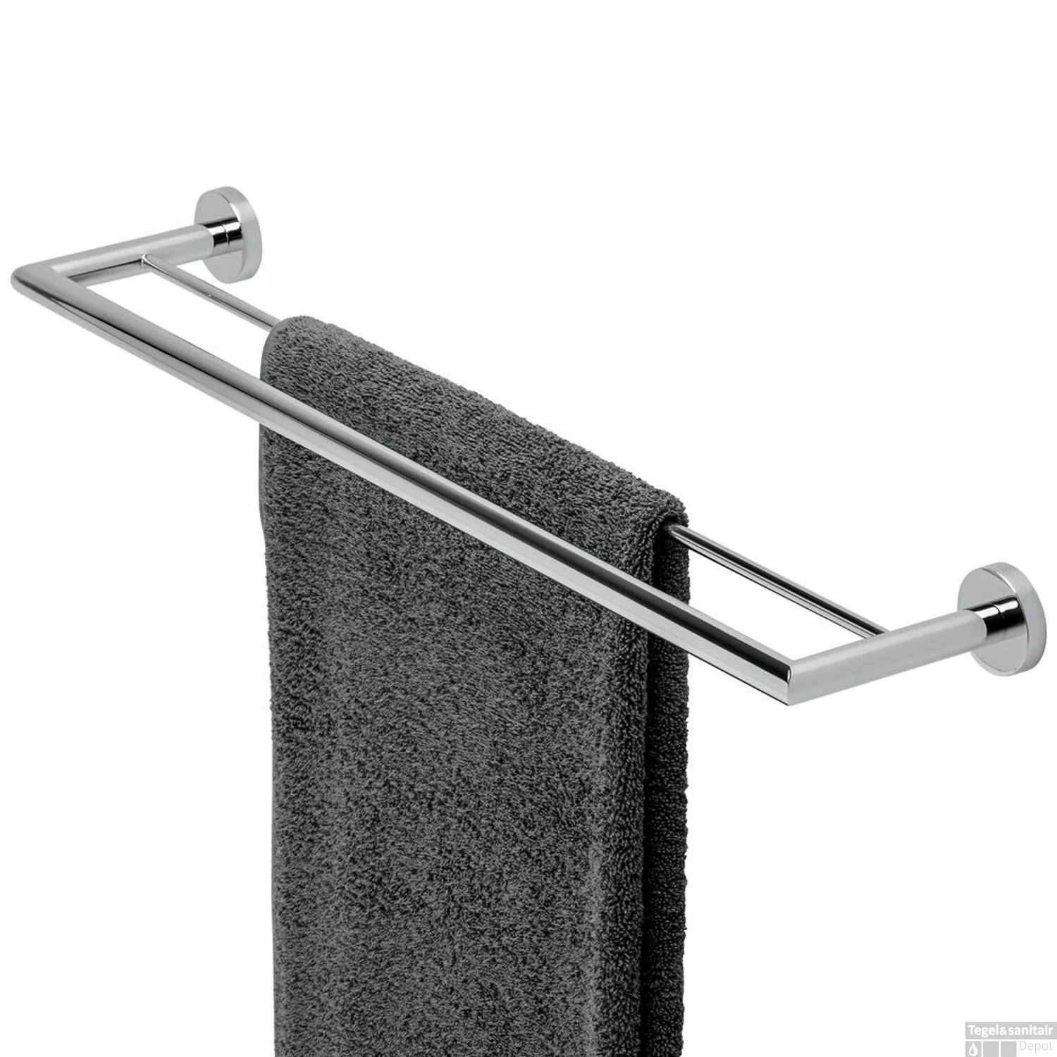Handdoekrek Geesa Nemox Dubbel Chroom 3 Handdoekrek Geesa Nemox Dubbel Chroom