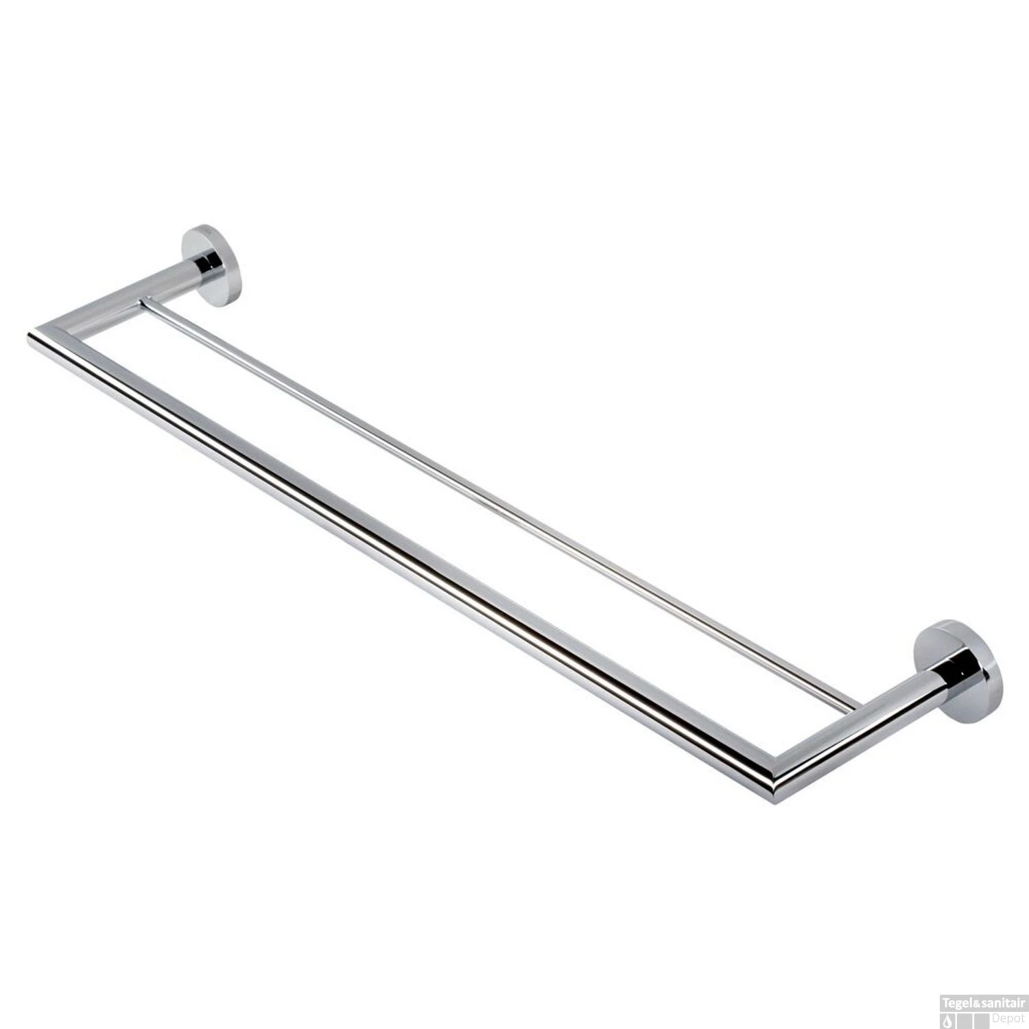 Handdoekrek Geesa Nemox Dubbel Chroom 4 Handdoekrek Geesa Nemox Dubbel Chroom - Afbeelding 2