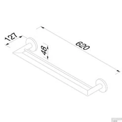 Handdoekrek Geesa Nemox Dubbel Chroom 11 Handdoekrek Geesa Nemox Dubbel Chroom -Grohe Verkoopwinkel handdoekrek geesa nemox dubbel chroom tech
