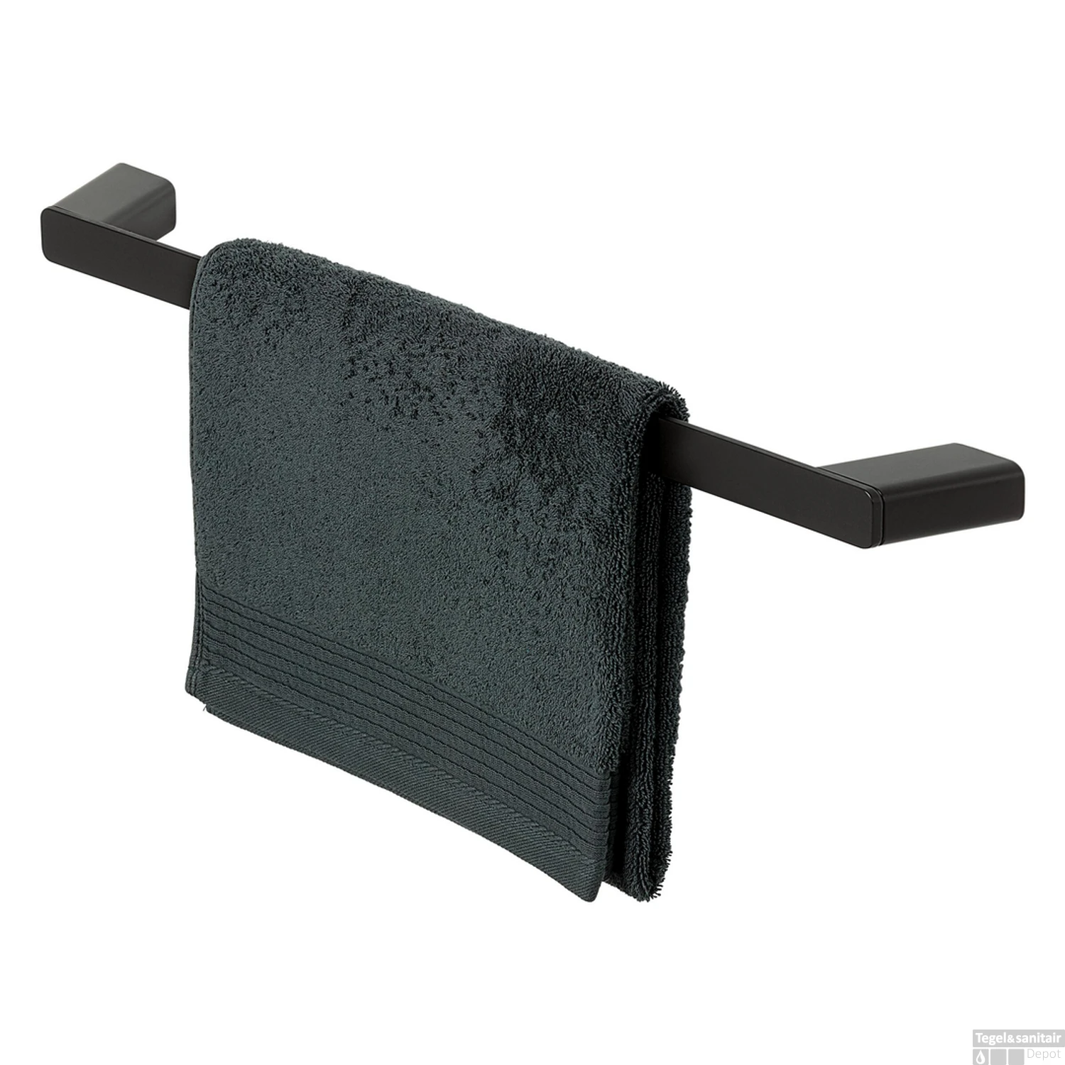 Handdoekrek Geesa Shift 65 Cm Zwart 4 Handdoekrek Geesa Shift 65 Cm Zwart - Afbeelding 2